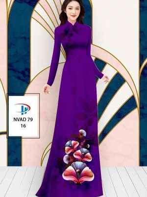 Vải Áo Dài Hoa In 3D AD NVAD79 25